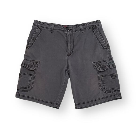 UNIONBAY Other - Unionbay Cargo Shorts Mens Size 36 Gray Classic Fit Y2K 90s Skater Grunge FLAW